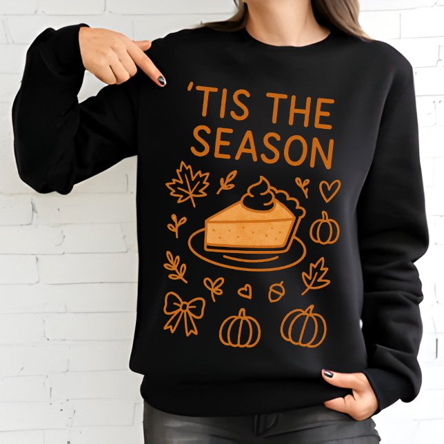 Pumpkin Pie Slice | Gemütlicher Erntedank Fall Sweatshirt (Von Creator hochgeladen)