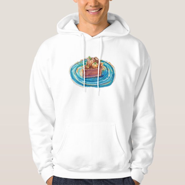 Pumpkin Pie Slice Hoodie (Vorderseite)