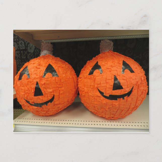 Pumpkin Pinata Postkarte (Vorderseite)