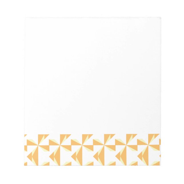 Pumpkin Pinwheels Notizblock (Vorderseite)