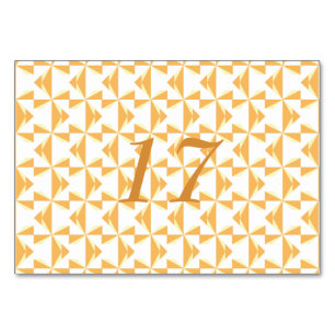 Pumpkin Pinwheels Tischnummer