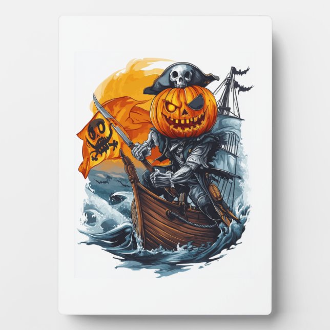 Pumpkin Pirate Adventure Fotoplatte (Vorderseite)