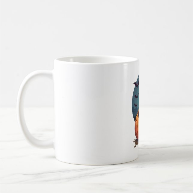 Pumpkin Pitbull Smile Kaffeetasse (Links)