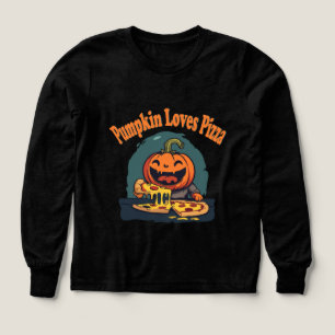 Pumpkin Pizza Party - Funny Halloween Food Design