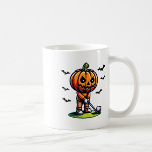 Pumpkin Playing Golf Halloween Sport lustig und Sp Kaffeetasse