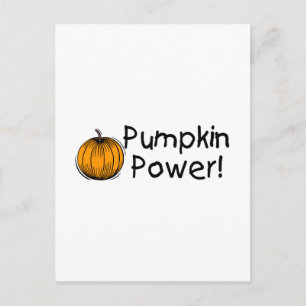 Pumpkin-Power Postkarte