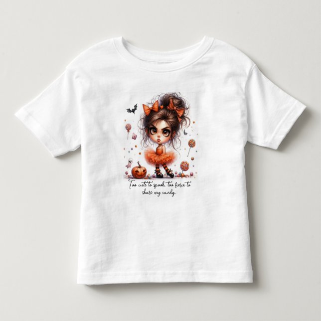 Pumpkin Princess - Sweet, Spooky & Spellbound Kleinkind T-shirt (Vorderseite)