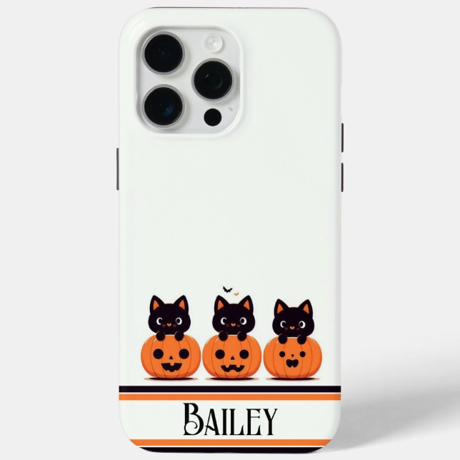 Pumpkin Purrfection Case-Mate iPhone Hülle (Rückseite)