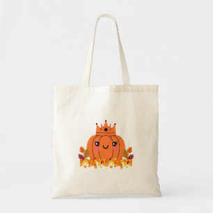 Pumpkin Queen Fall-ästhetisches Halloween-Shirt Tragetasche