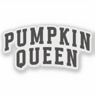 Pumpkin Queen - Fall Vinyl, kundenspezifisch ges Aufkleber