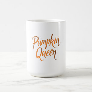 Pumpkin Queen Halloween Sparkle Script Glow T-Shir Kaffeetasse