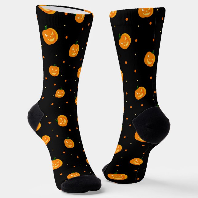 Pumpkin Rain Socken #2 (Gewinkelt)