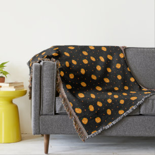 Pumpkin Rain Throw Decke