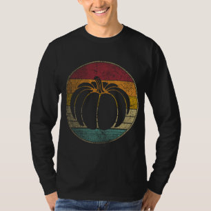Pumpkin Retro Frucht Herbst Halloween Pie Vint T-Shirt