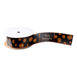Pumpkin Ribbon Satinband