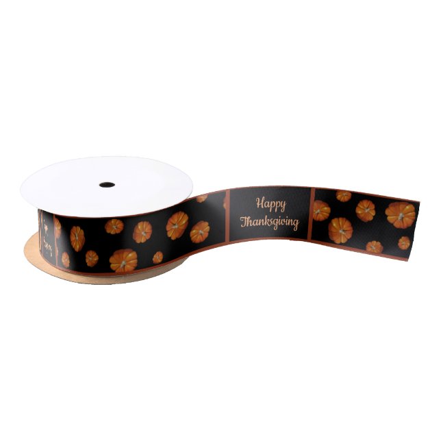 Pumpkin Ribbon Satinband (Spule)