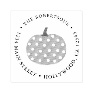 Pumpkin Rücksendeadresse Gumber Briefmarke Gummistempel