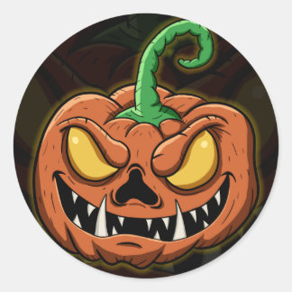 Pumpkin Runder Aufkleber