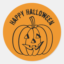Pumpkin Runder Aufkleber