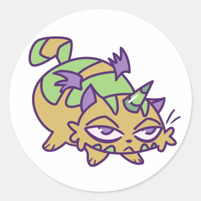 Pumpkin Runder Aufkleber (Vorderseite)