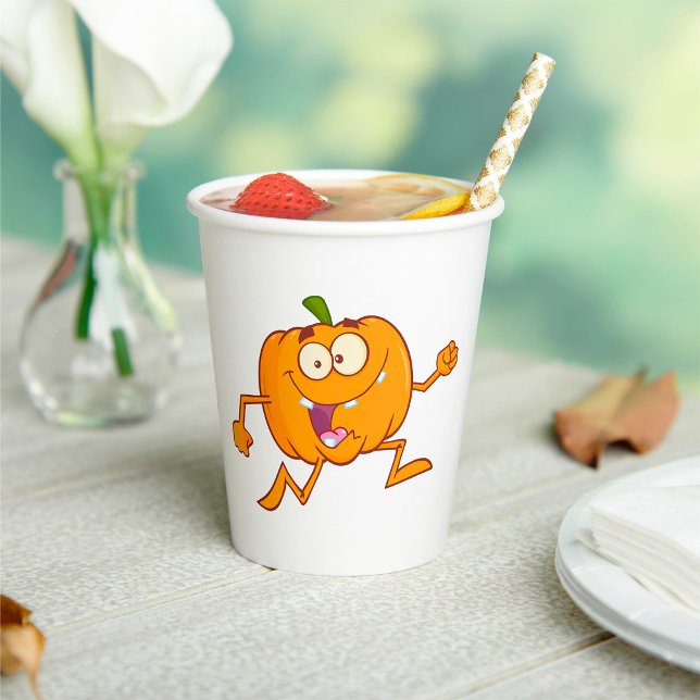 Pumpkin Running Pappbecher (Von Creator hochgeladen)