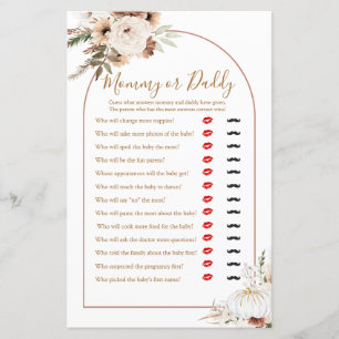Pumpkin Rustic Boho Fall in Liebe Mommy oder Daddy