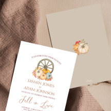 Pumpkin Rustic Herbst Ernterad Hochzeit