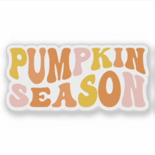 Pumpkin-Saison Aufkleber