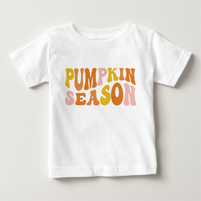 Pumpkin-Saison Baby T-shirt (Vorderseite)