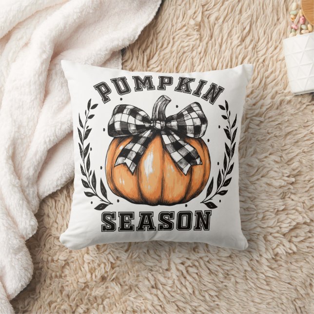 Pumpkin-Saison dekorative Kissenreife - Fall Farm Kissen (Decke)