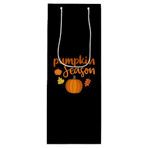 Pumpkin-Saison Herbst Geschenktüte Für Weinflaschen