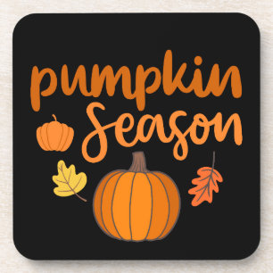 Pumpkin-Saison Herbst Getränkeuntersetzer