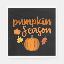 Pumpkin-Saison Herbst Serviette