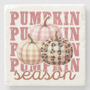 Pumpkin-Saison Herbst-Themed Steinuntersetzer