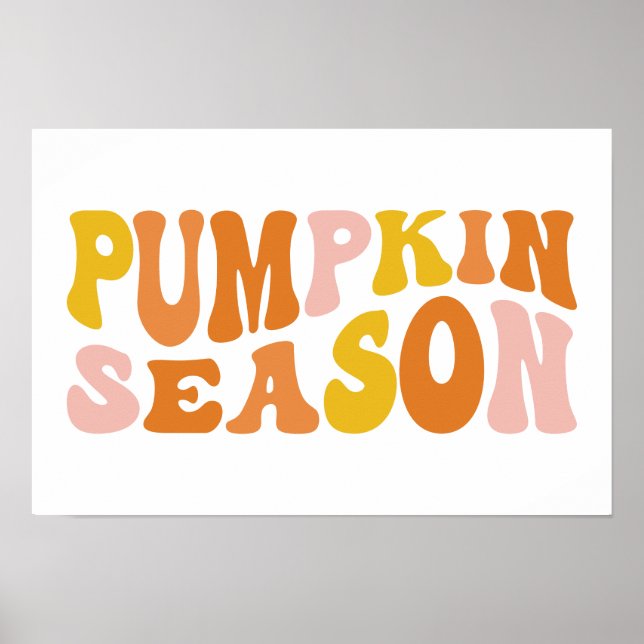 Pumpkin-Saison Poster (Vorne)