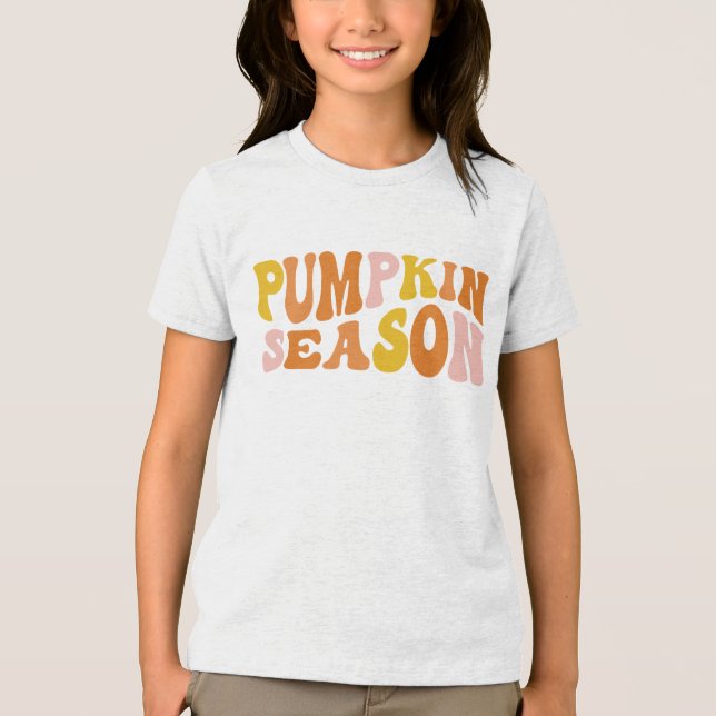 Pumpkin-Saison Tri-Blend Shirt (Vorderseite)
