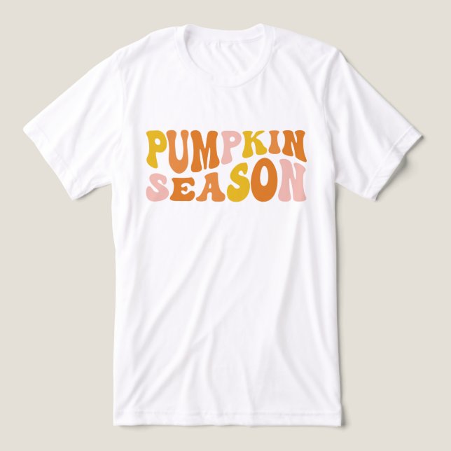 Pumpkin-Saison Tri-Blend Shirt (Design Vorderseite)