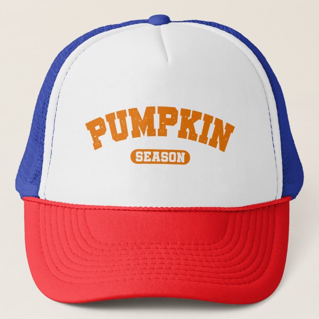 Pumpkin-Saison Truckerkappe (Vorderseite)