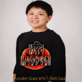 Pumpkin Scare-Wht T-Shirt
