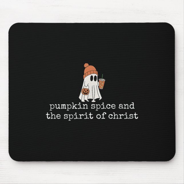 Pumpkin Sce And The Srit Of Christ Christian Hallo Mousepad (Vorne)
