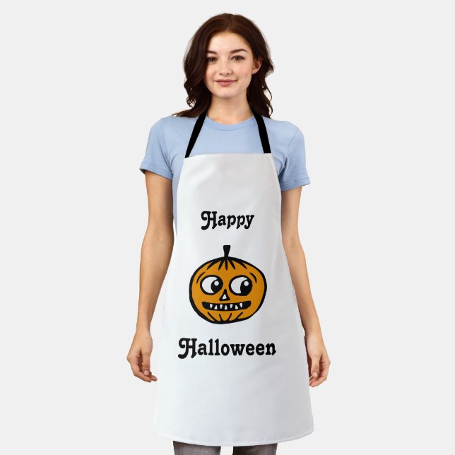 Pumpkin-Schürze Schürze (Getragen)