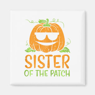 Pumpkin Schwester des Patches Halloween Familie Si Magnet