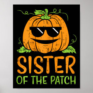 Pumpkin Schwester des Patches Halloween Familie Si Poster