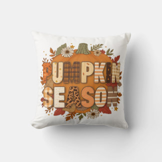 Pumpkin Season – Autumn Flowers & Cozy Coussin