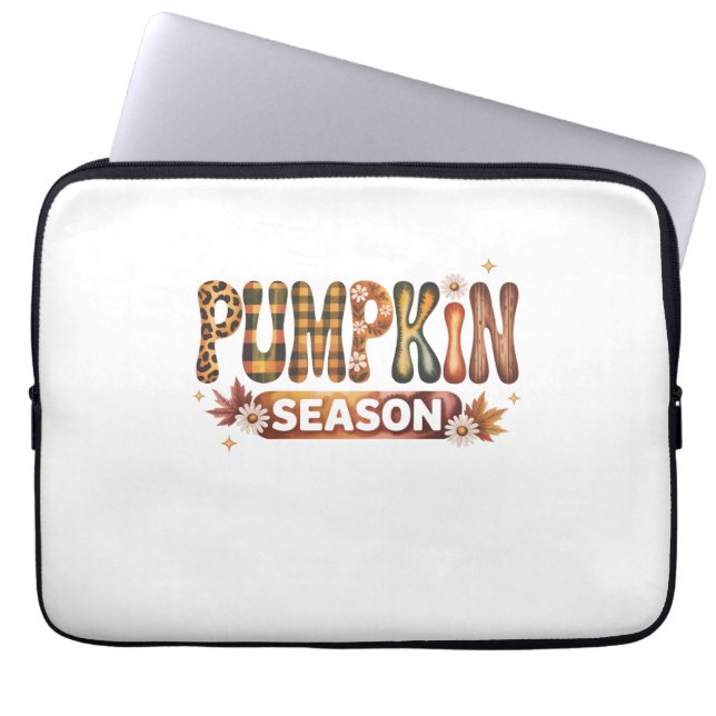 Pumpkin Season Fall Boho Laptopschutzhülle (Vorderseite)