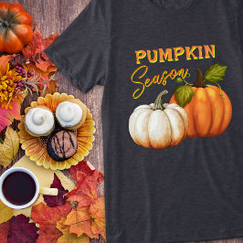 Pumpkin Season Fall Sprichwort Tri-Blend Shirt