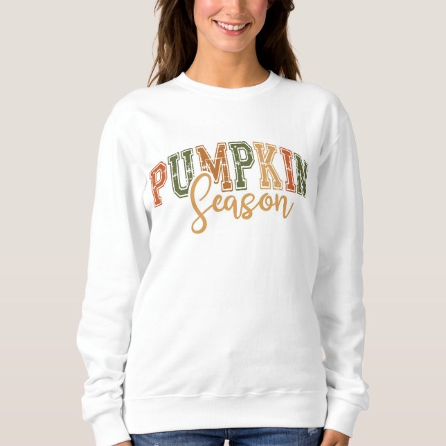 Pumpkin Season Sweatshirt (Vorderseite)