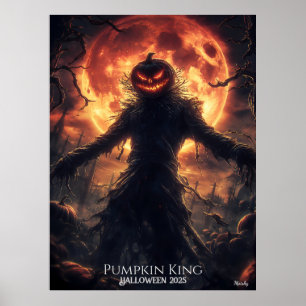 Pumpkin Sensenmann Awakens Halloween Poster
