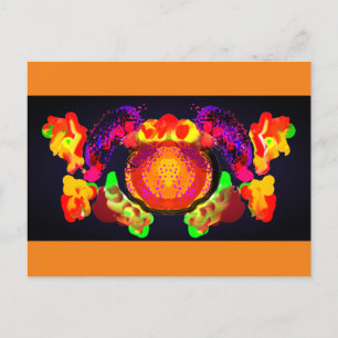 Pumpkin-Set-Tasse Postkarte