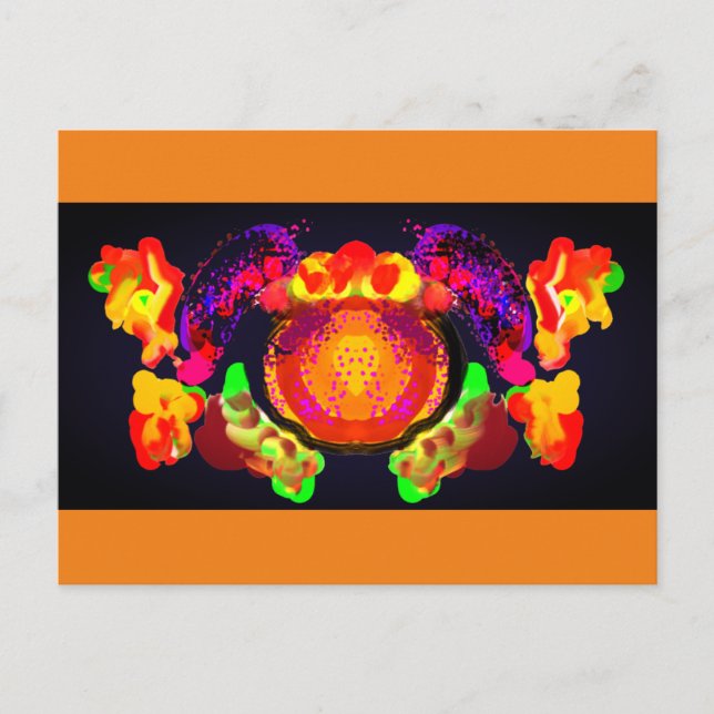 Pumpkin-Set-Tasse Postkarte (Vorderseite)